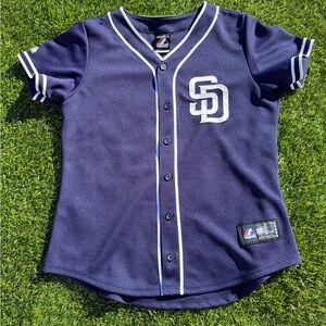 Majestic Dark Blue Kids Baseball Jersey